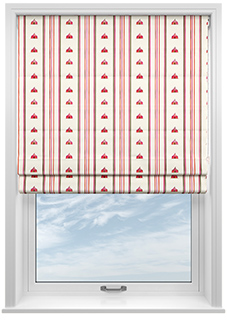 May Day, Tent Stripe Brights - Twist&Fit Roman Blind